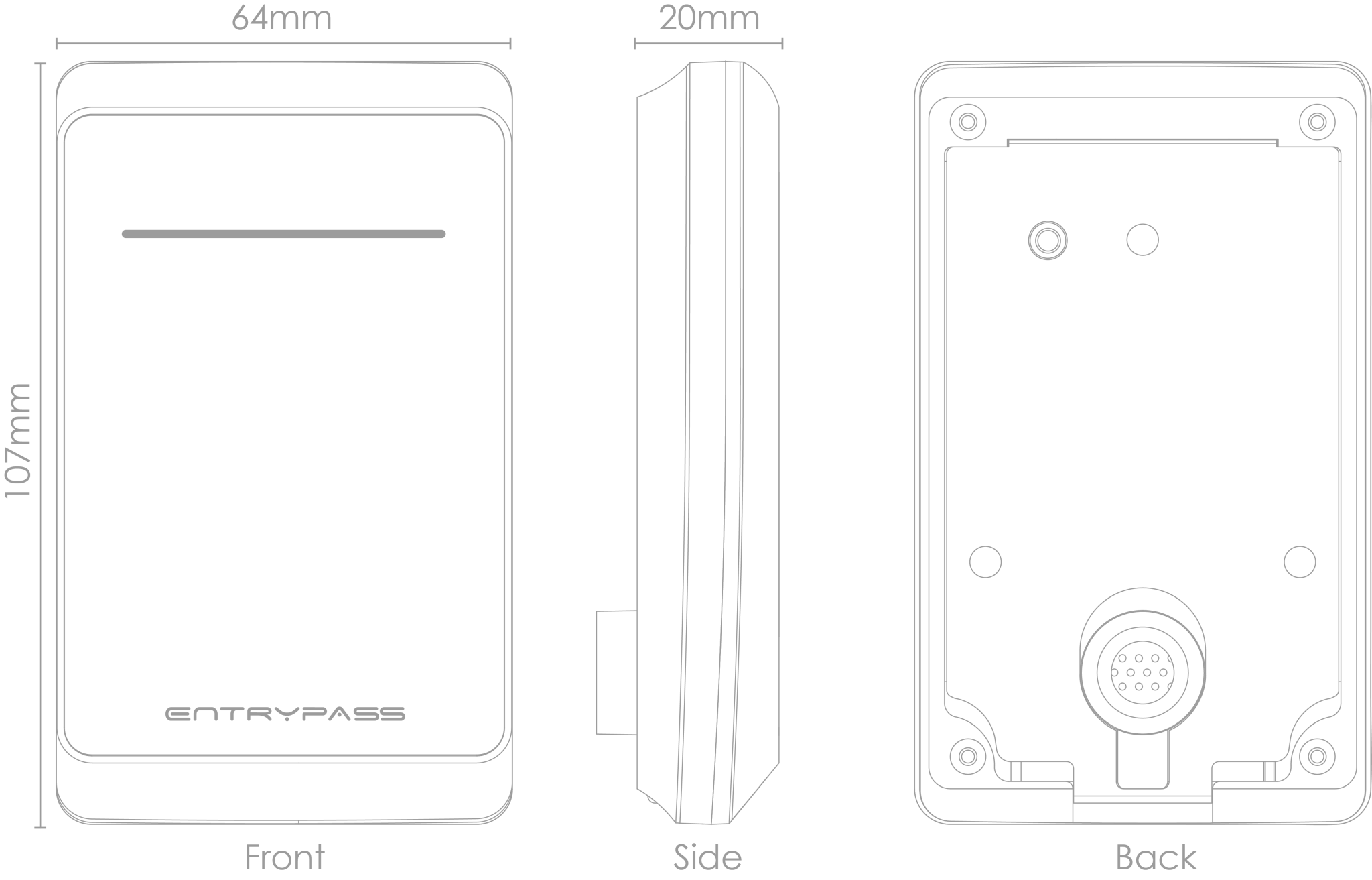 Access Controller Reader Access Card Smart Reader Sr100 Entrypass